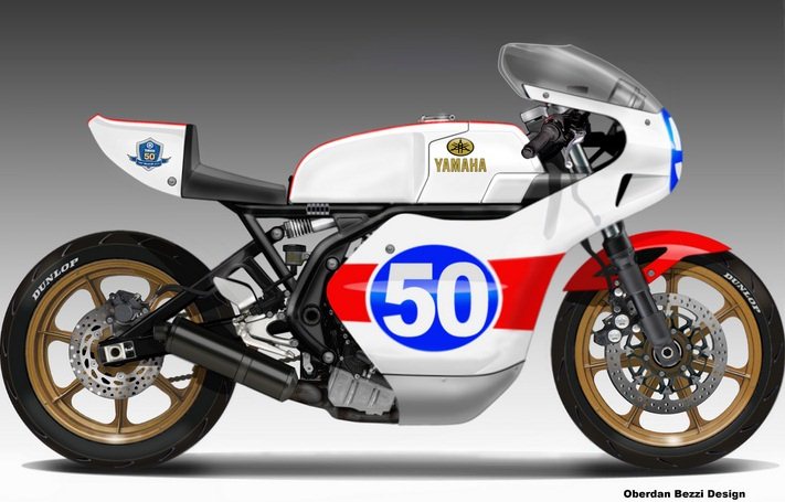 Концепт мотоцикла Yamaha TZ6 Classic Racer