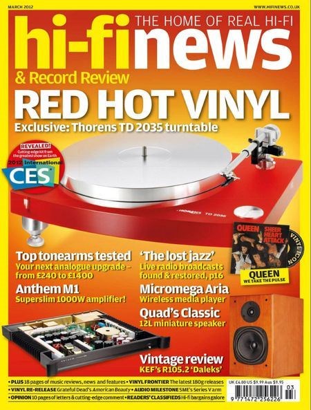 Download Hi-Fi News UK - March 2012 (HQ PDF) free