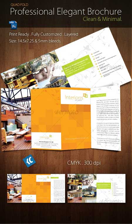 GraphicRiver - Quad - Fold Professional Elegant Brochure