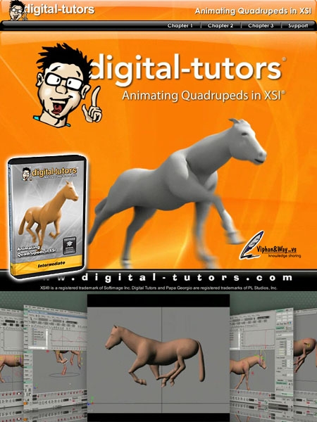 Digital-tutors: Animating Quadrupeds in XSI