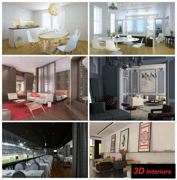 3D Models Interiors collection
