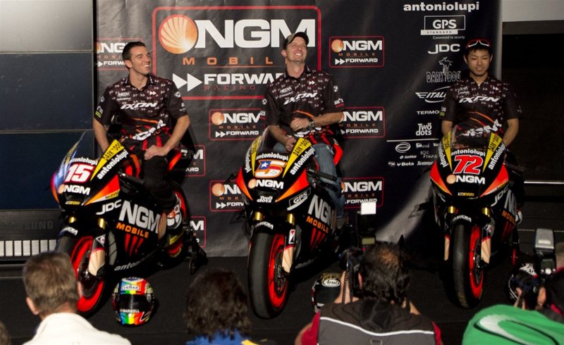 Презентация команды NGM Forward Racing MotoGP/Moto2