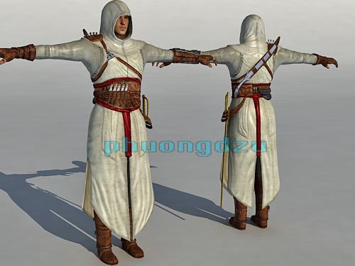 3d Character model from Assassin’s Creed