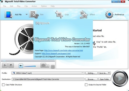 Bigasoft Total Video Converter 3.6.13.4455 Portable by killer0687