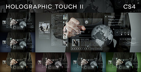 Videohive Holographic Touch II - After Effects Project