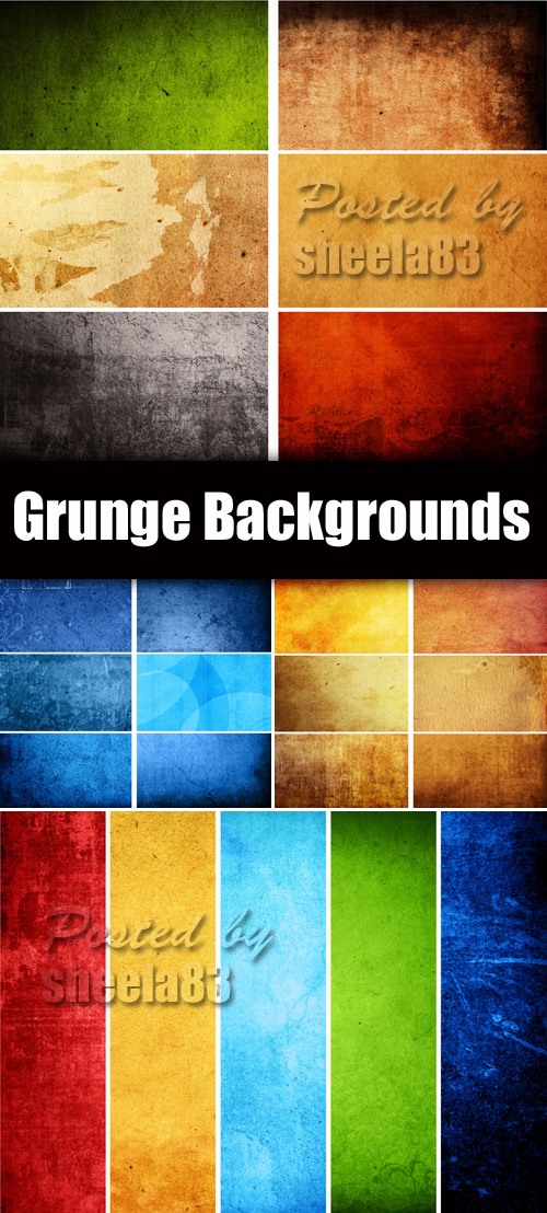 Stock Photo - Grunge Color Backgrounds 9