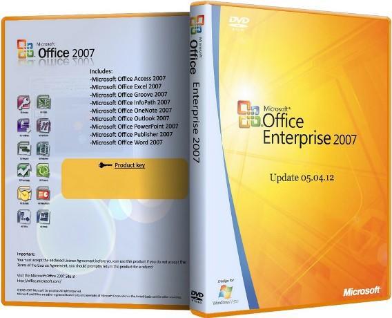 Microsoft Office Enterprise 2007 SP3 Update 05.04.12 (x32/x64/ML/RUS) -  