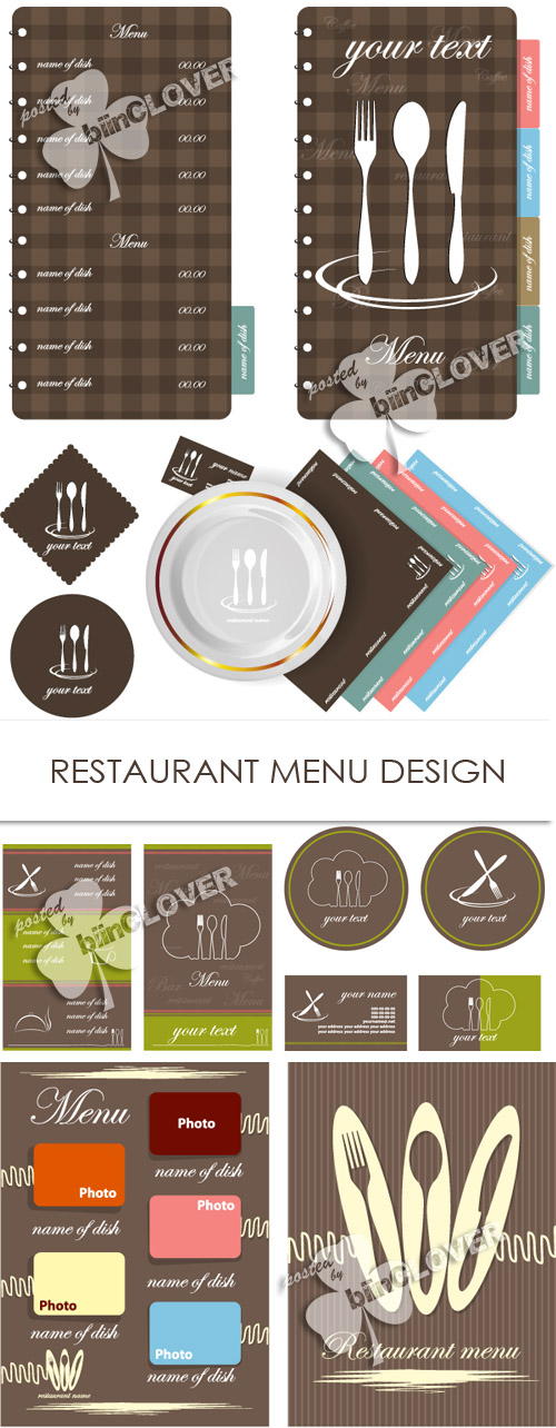 Restaurant menu design 0128