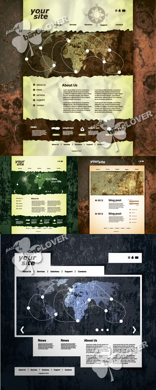 Website design template 0129