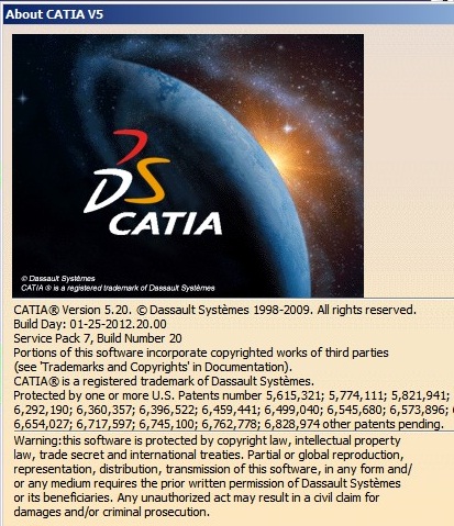 DSS CATIA V5R20 SP7 Win32 & Win64 Multilanguage
