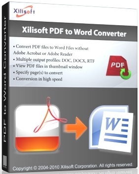 Xilisoft PDF to Word Converter 1.0.3.20120522 