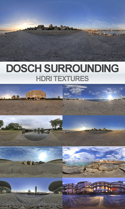 Dosch Design Surroundings Panoramic HDRI - 4.4 gb