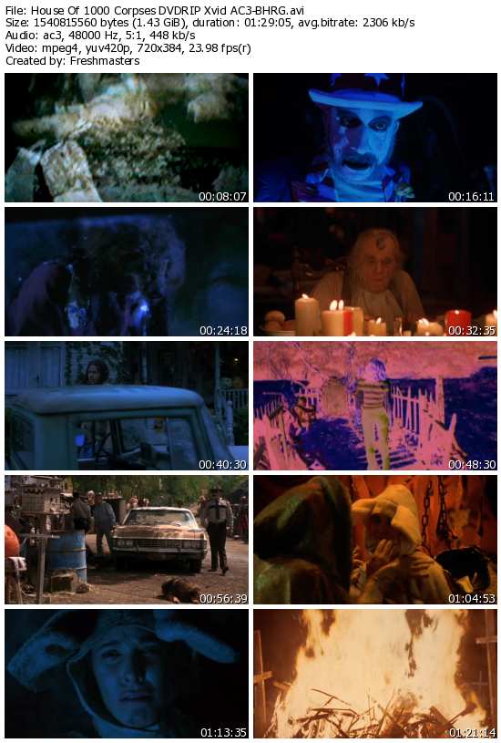 House Of 1000 Corpses 2003 DVDRIP Xvid AC3-BHRG