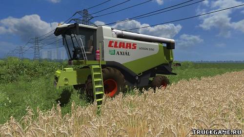  "CLAAS Lexion 550"  Farming / Landwirtschafts Simulator 2011