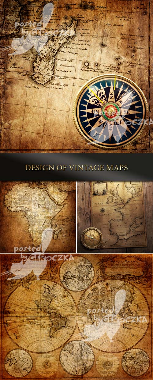 Design of vintage maps