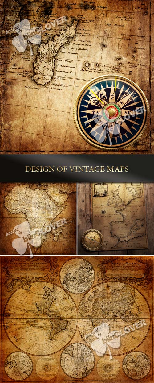 Design of vintage maps 0150