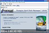 Paragon Hard Disk Manager 2010 Build 9369 Professional + CD-based on WinPE (BootCD)( Английский)